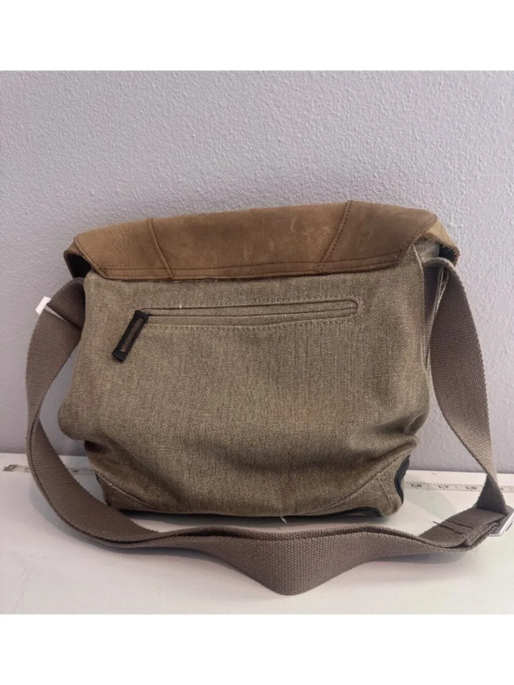 Keen HybridThink Transport Bag Brown Leather/Canvas Messenger Crossbody GorpCore